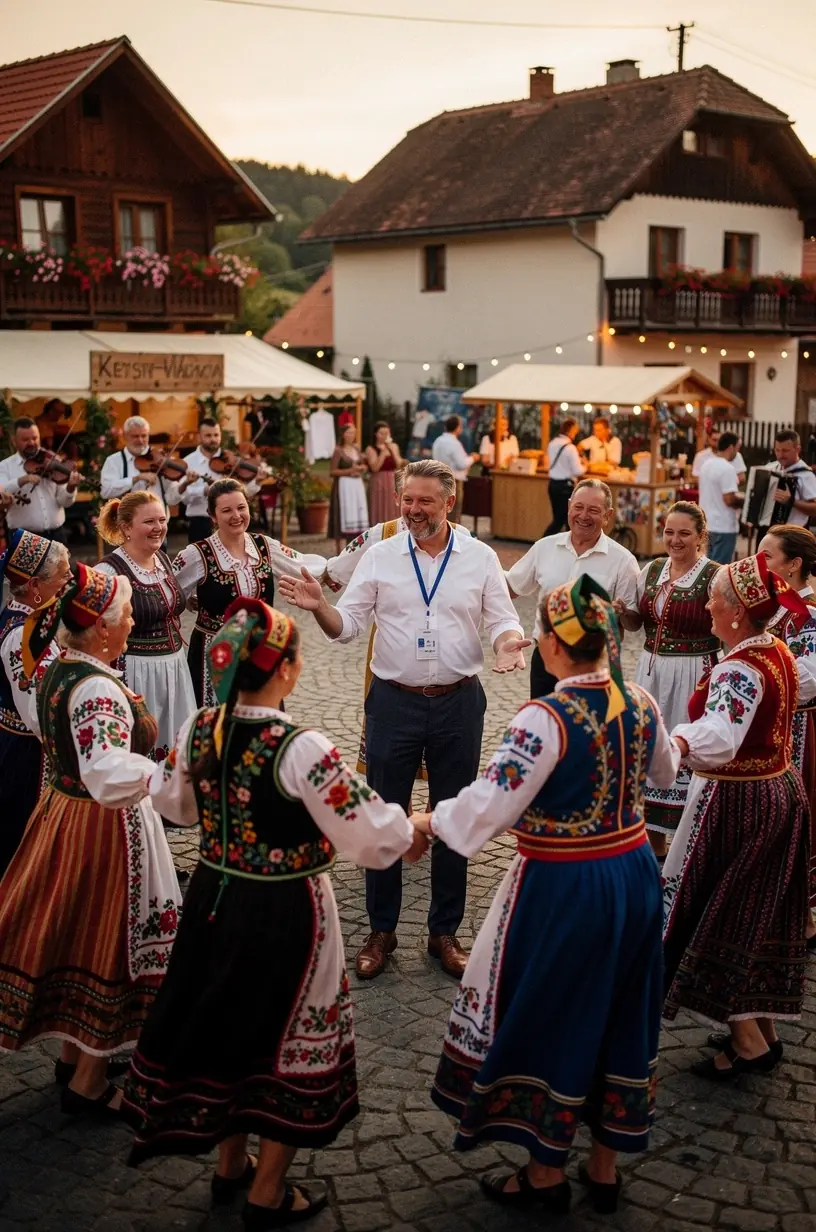 Osobný sprievodca ukazuje zaujímavosti v národnom parku s prírodou a faunou Slovenska.